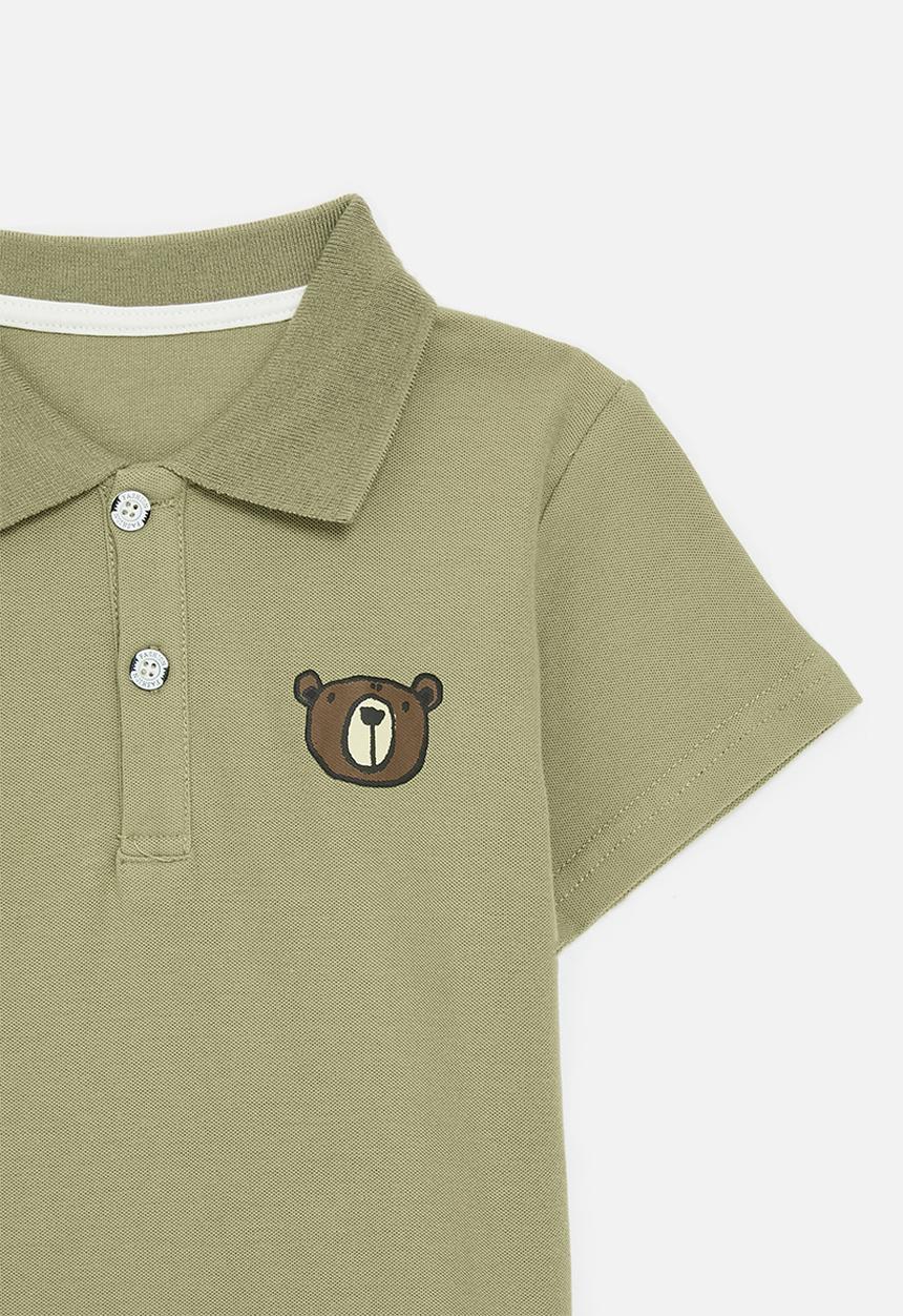 Pop Candy - Bear golfer - olive