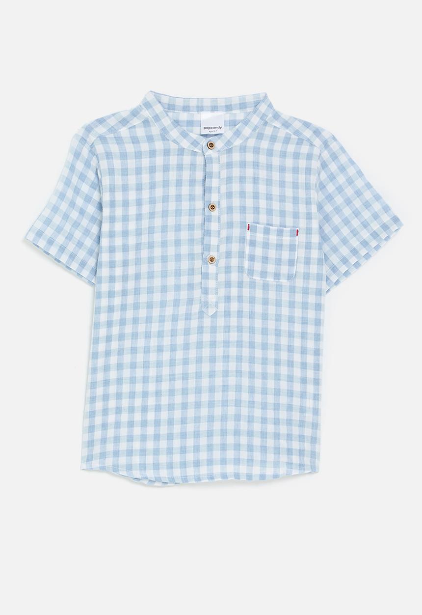 Pop Candy - Check shirt - blue checks
