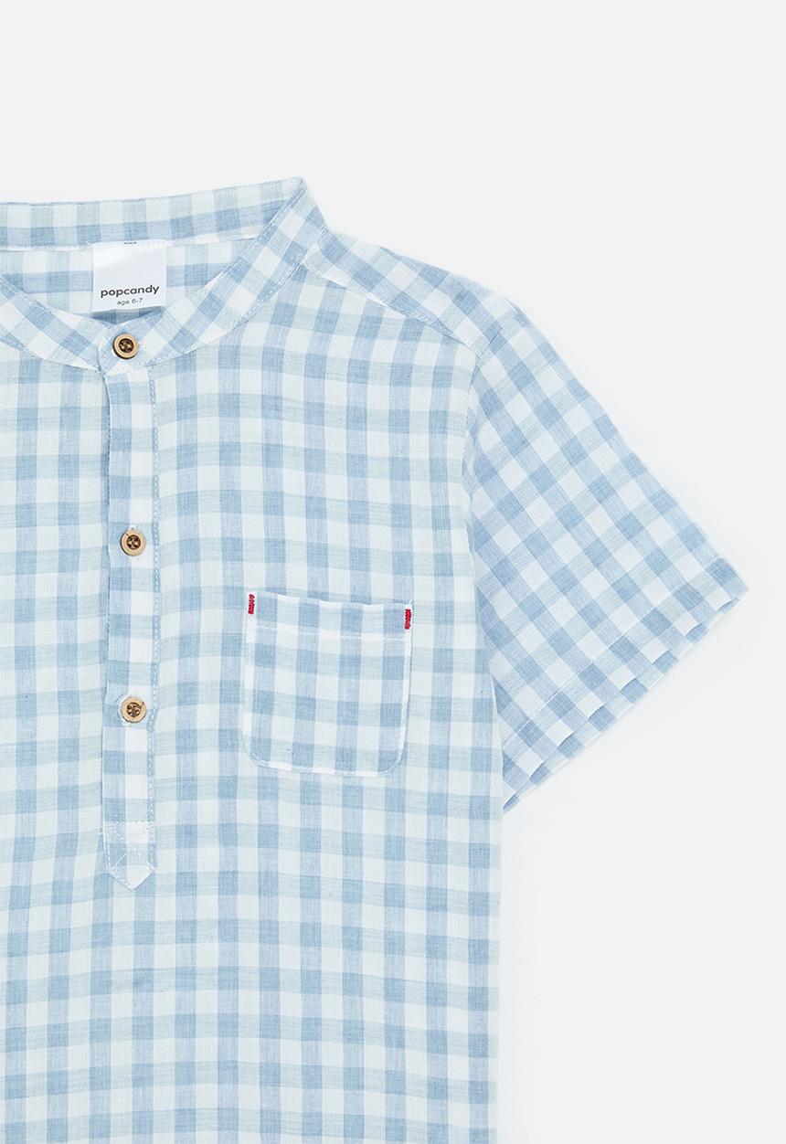 Pop Candy - Check shirt - blue checks