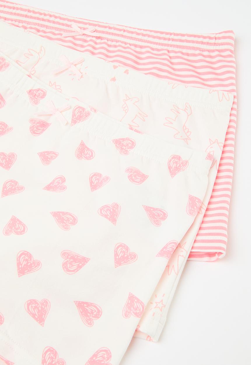 Pop Candy - 3 Pack briefs - pink/white