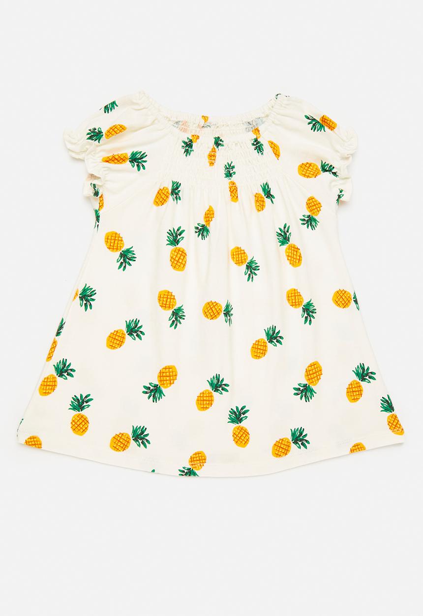Pop Candy - Casual dress - cream/pineapple aop