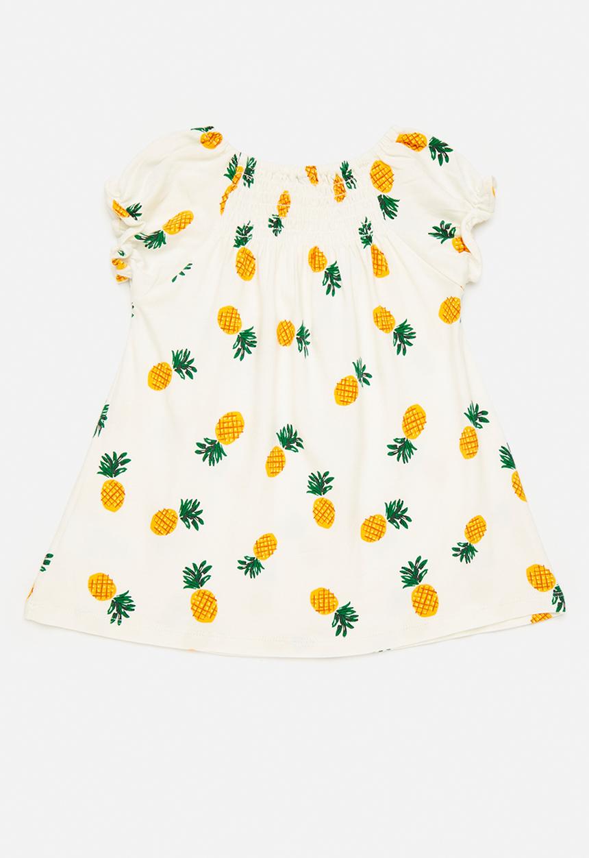 Pop Candy - Casual dress - cream/pineapple aop