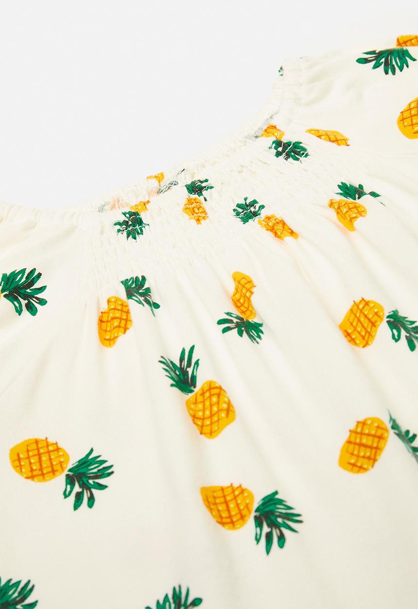 Pop Candy - Casual dress - cream/pineapple aop