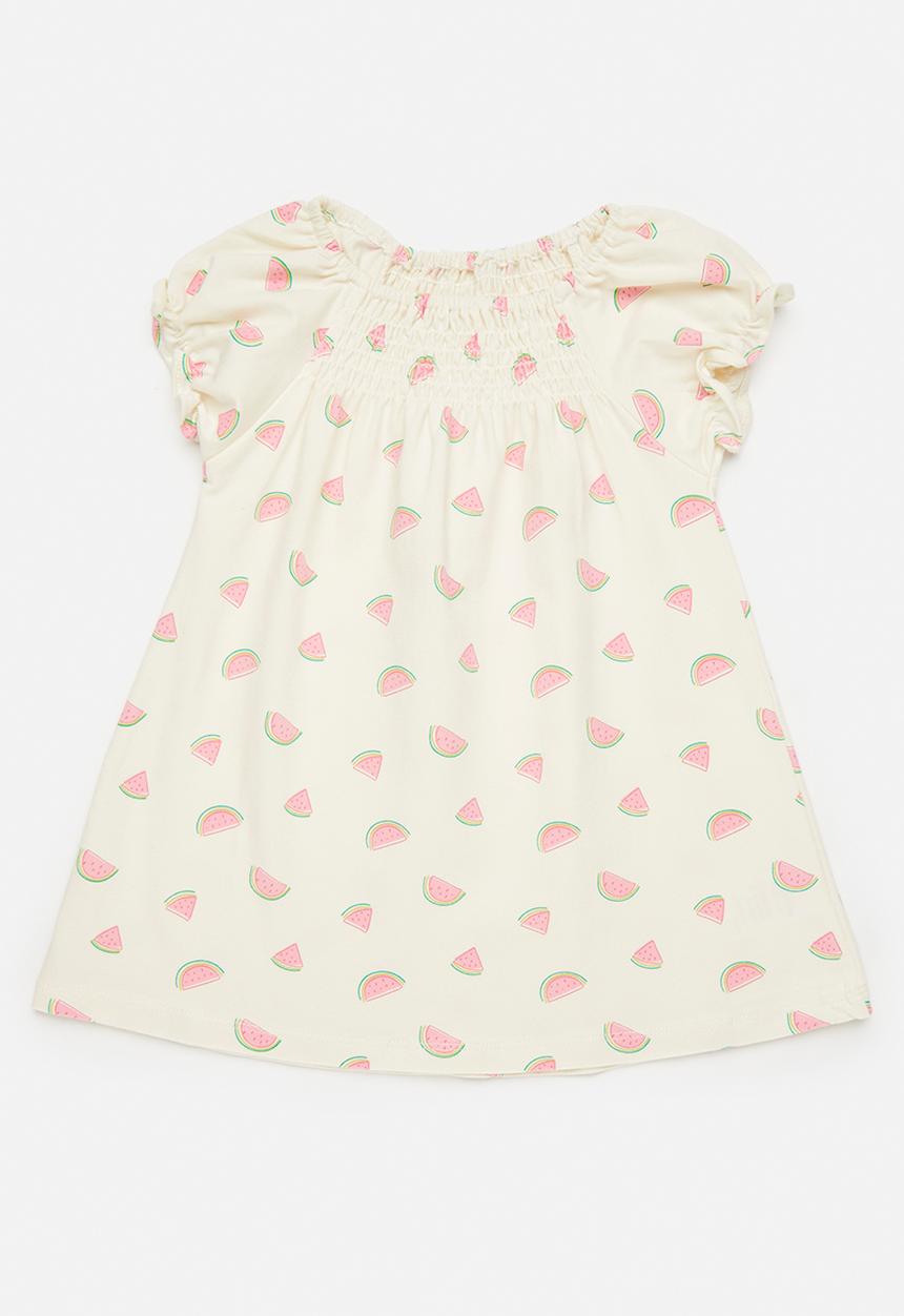 Pop Candy - Casual dress - off white/watermelon aop
