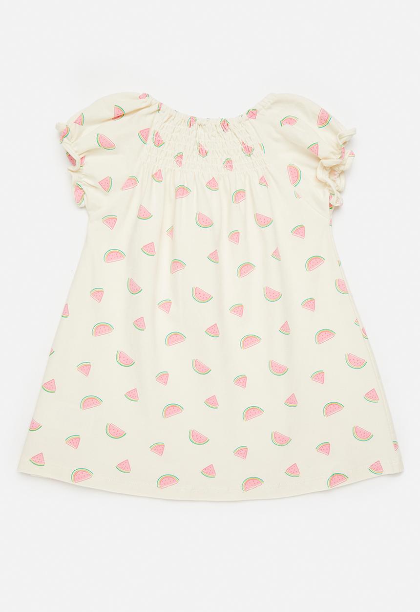Pop Candy - Casual dress - off white/watermelon aop