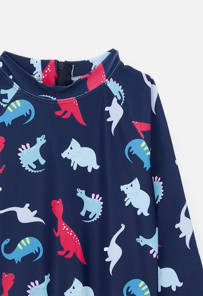 Pop Candy - Baby dino swimsuit - navy