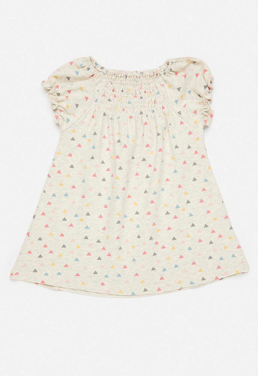 Pop Candy - Casual dress - beige/triangle aop