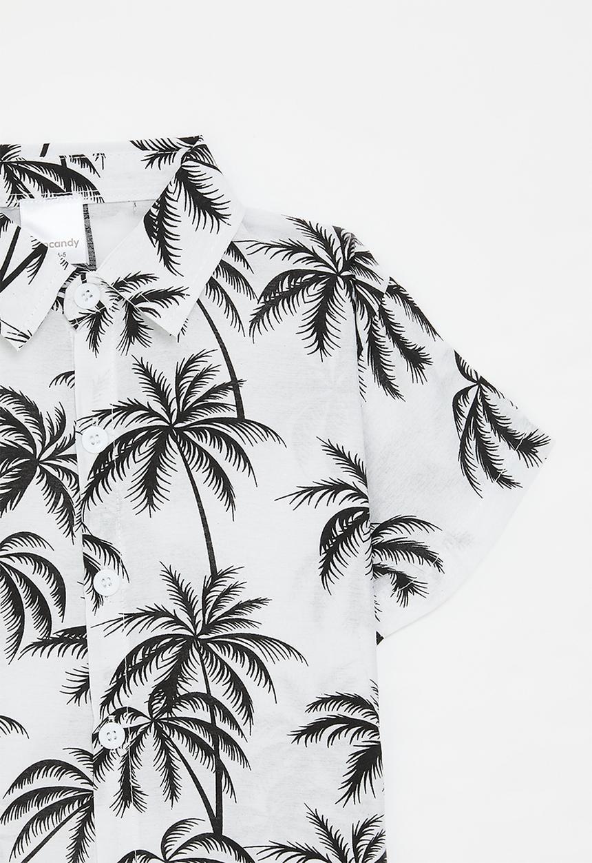 Pop Candy - Resort shirt - white/black