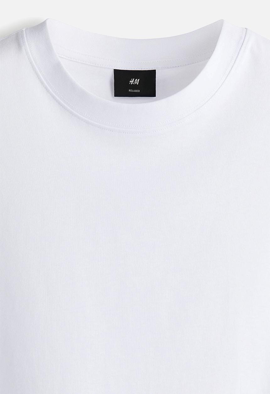 H&M - Loose fit T-shirt - white