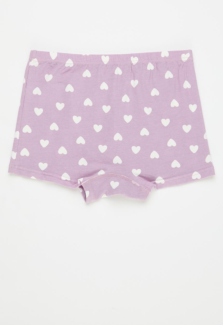 Pop Candy - 4 Pack briefs - lilac/white