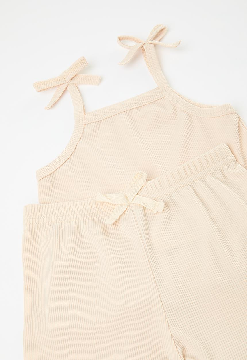 Pop Candy - Top & bottom set - beige