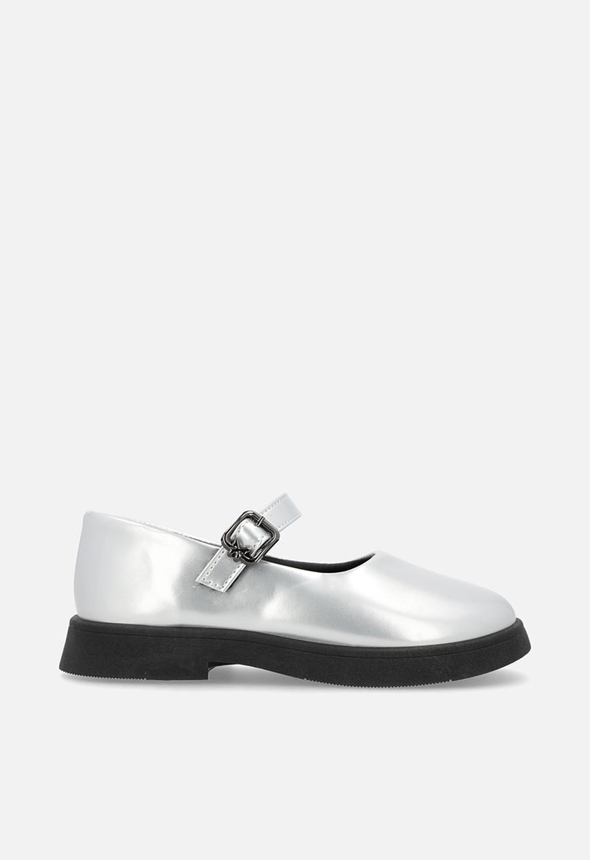 Pop Candy - Plain mary jane - silver