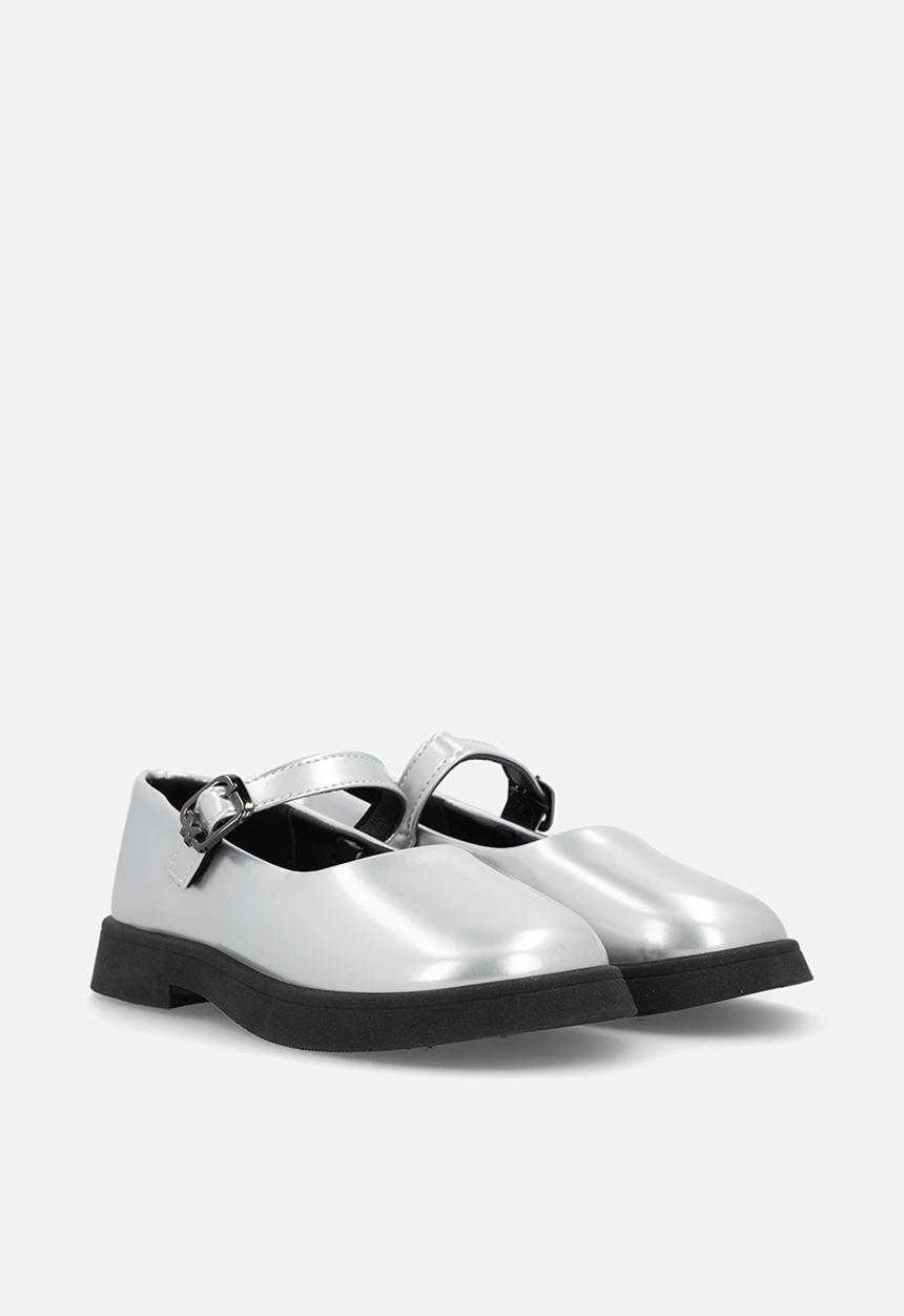 Pop Candy - Plain mary jane - silver