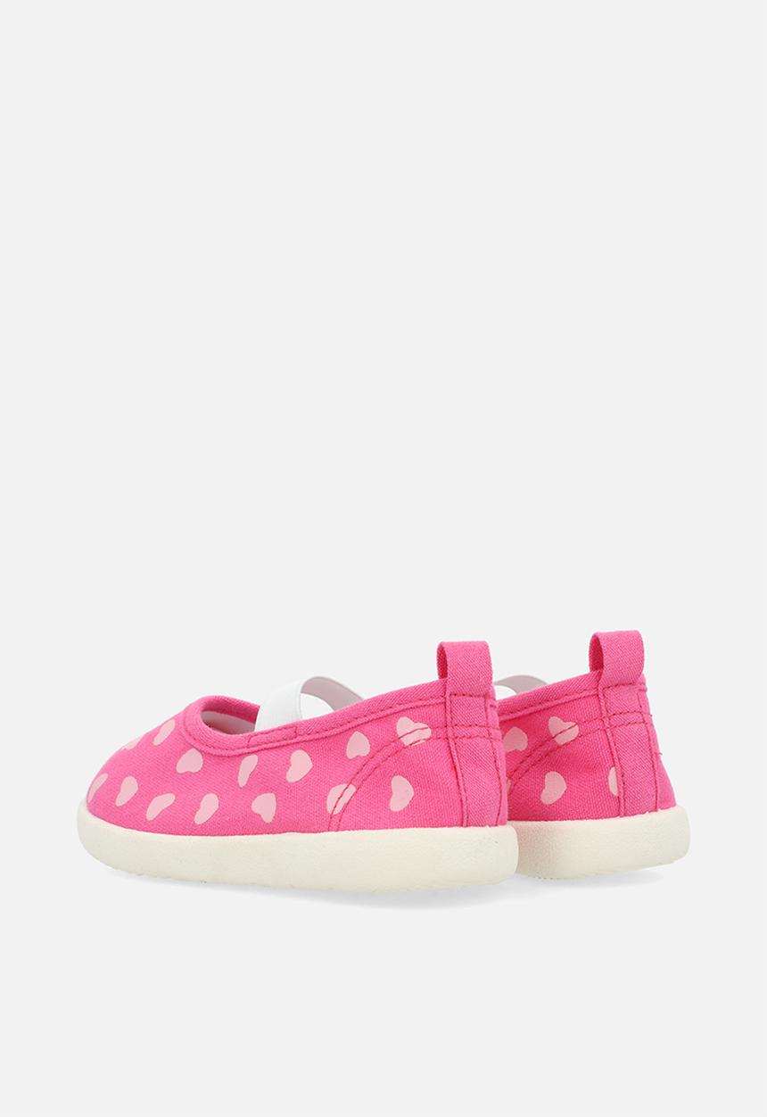 Pop Candy - Printed slip on sneakers - cerise