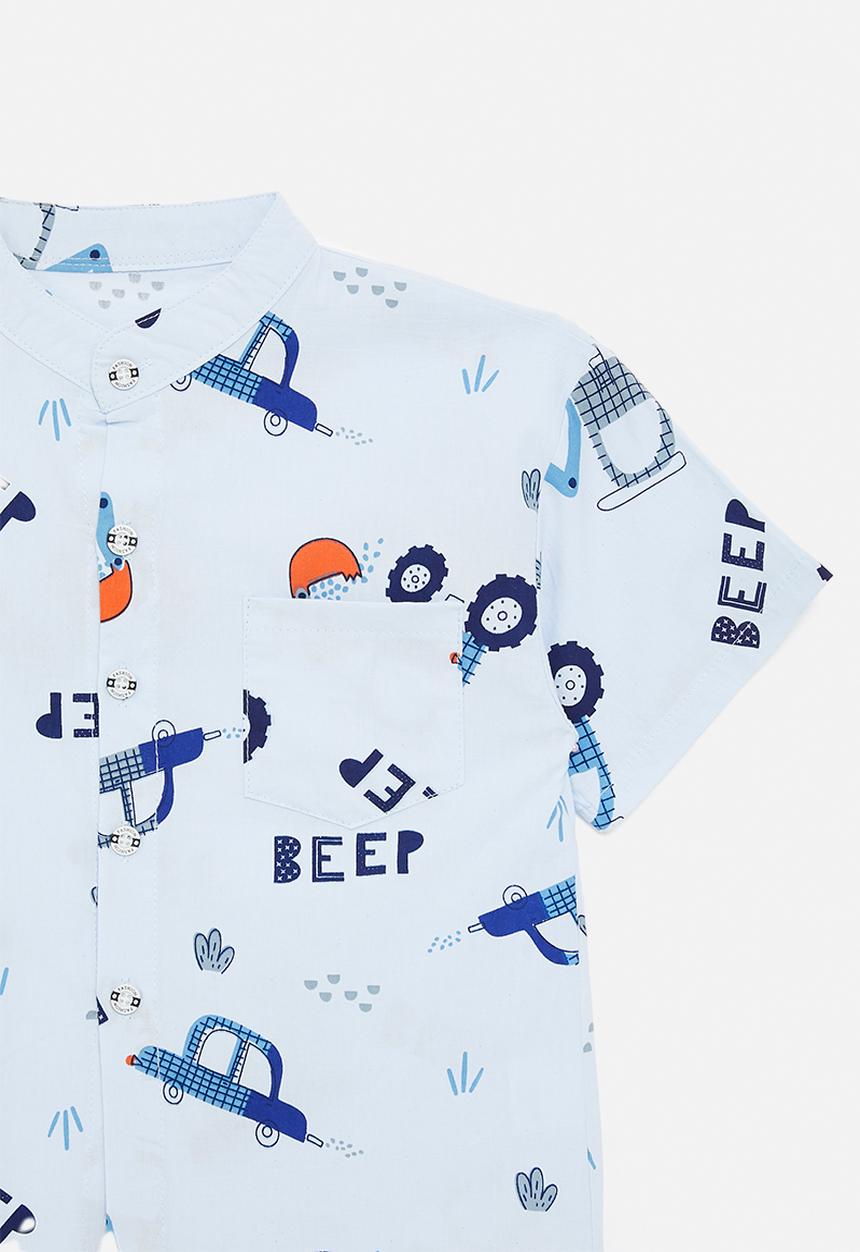 Pop Candy - Printed shirt - blue