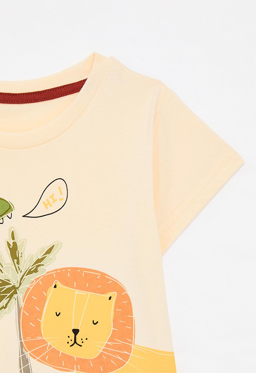 Pop Candy - Crew neck tee - ecru