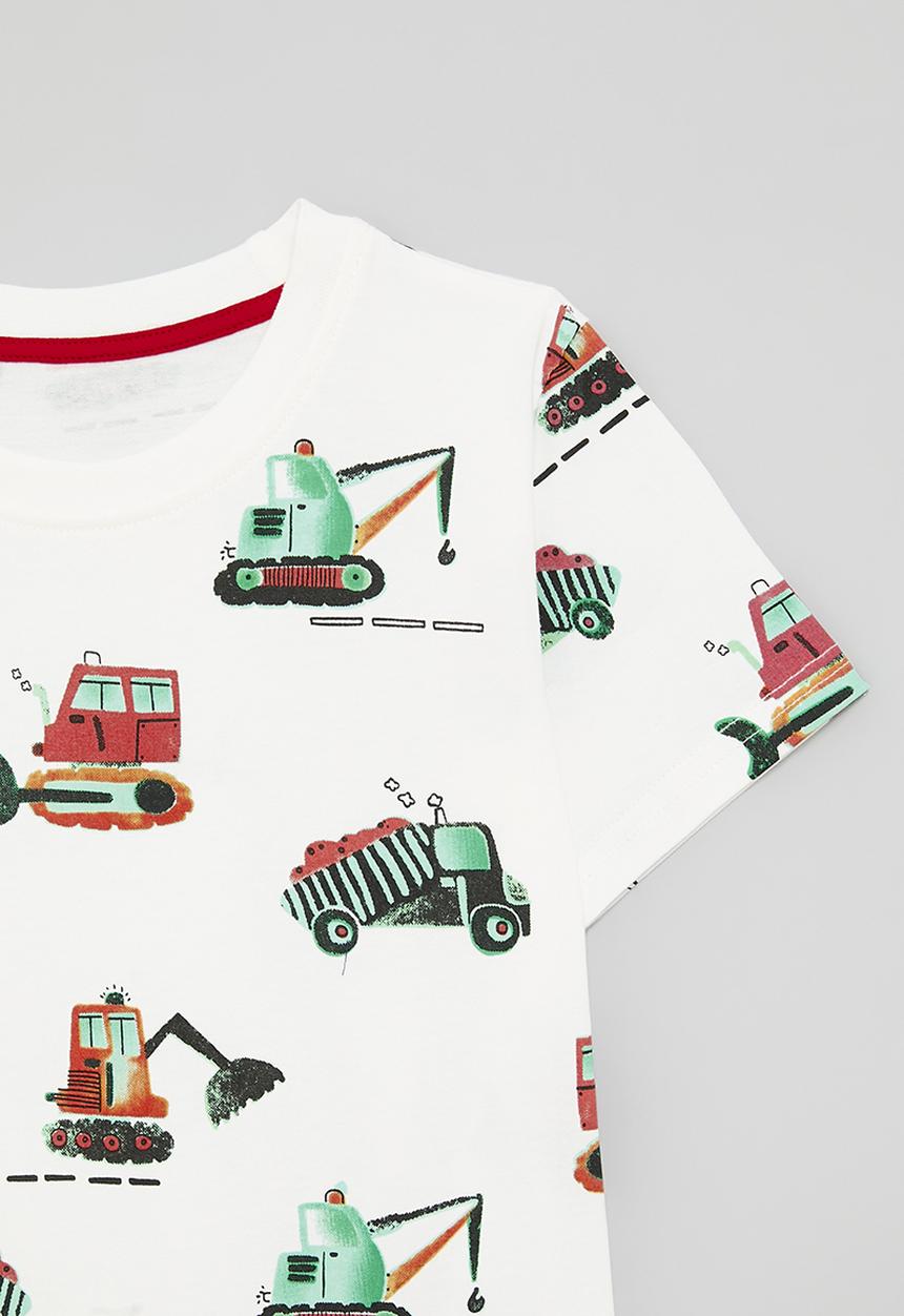 Pop Candy - Printed tee - white