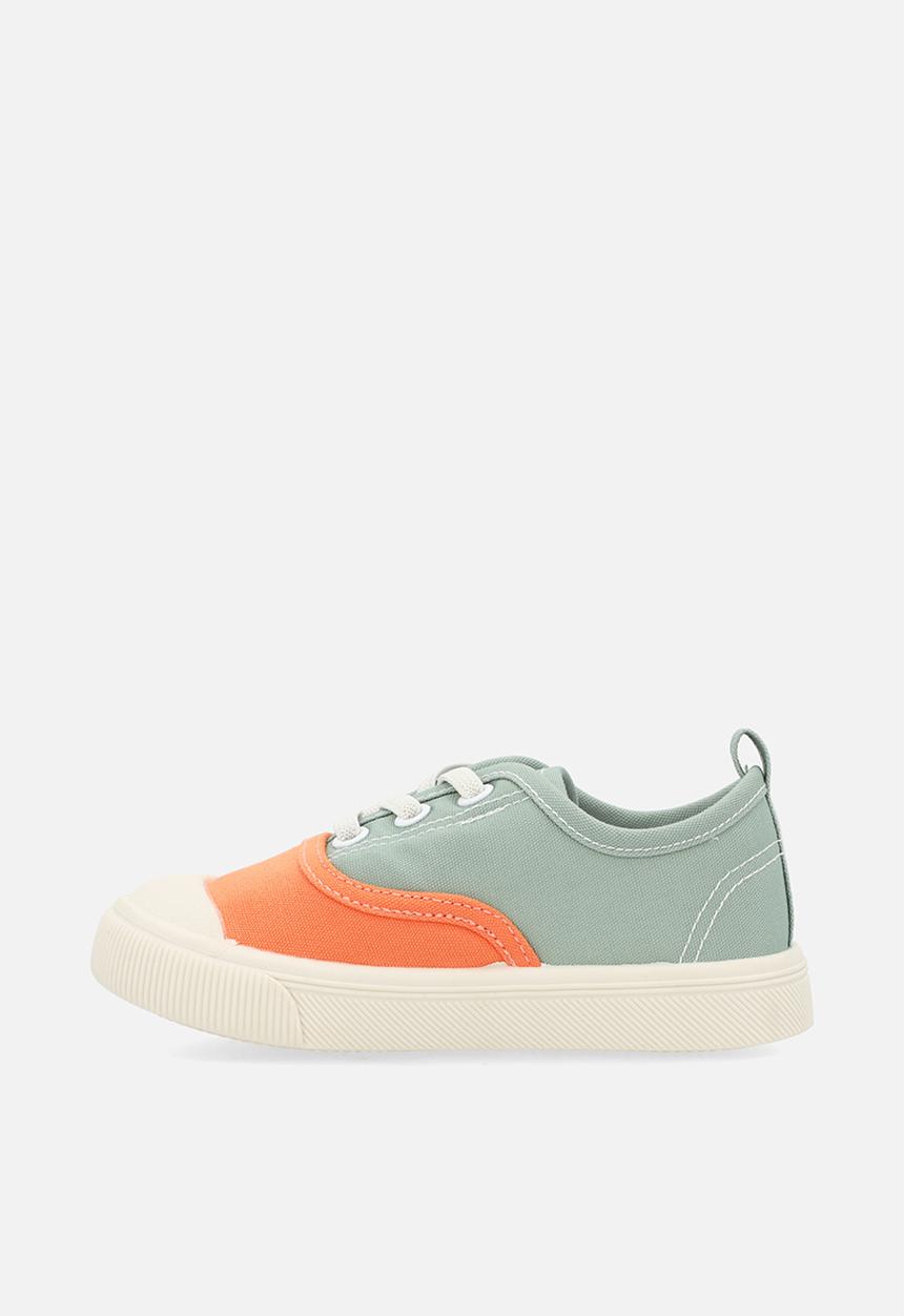 Pop Candy - Colour block lace up sneakers - multi