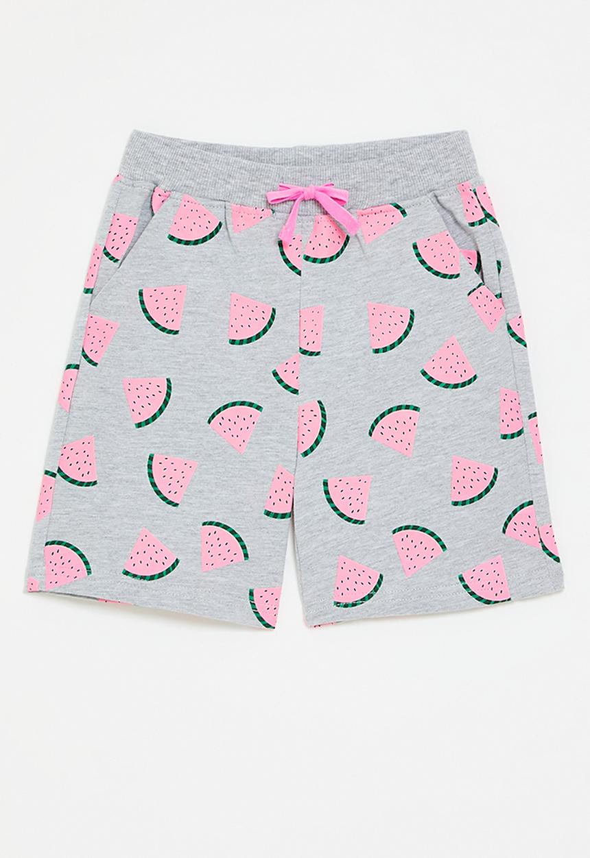 Pop Candy - Watermelon shorts - grey/pink