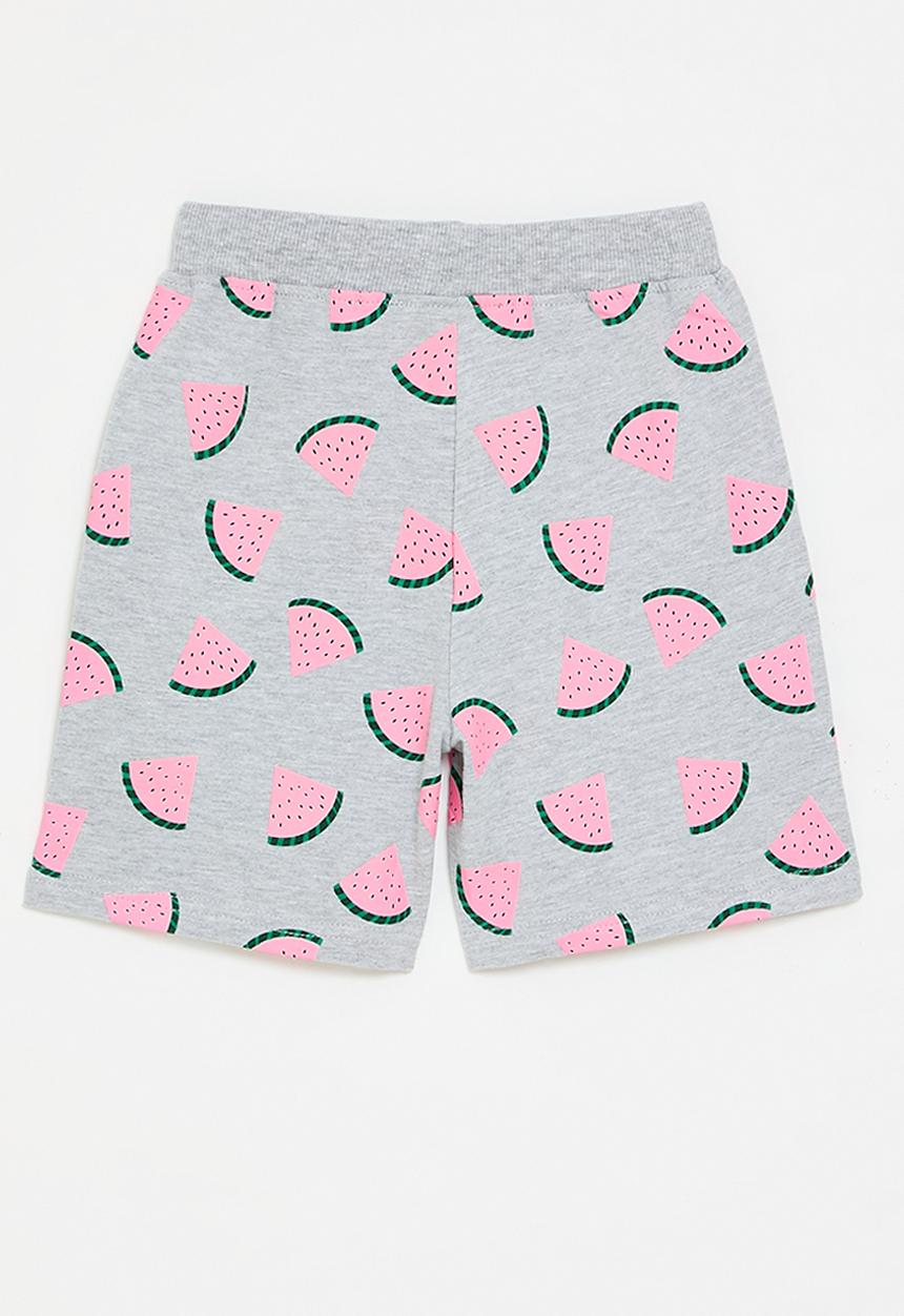 Pop Candy - Watermelon shorts - grey/pink