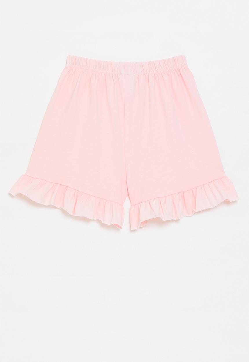 Pop Candy - Frilled hem shorts - pink