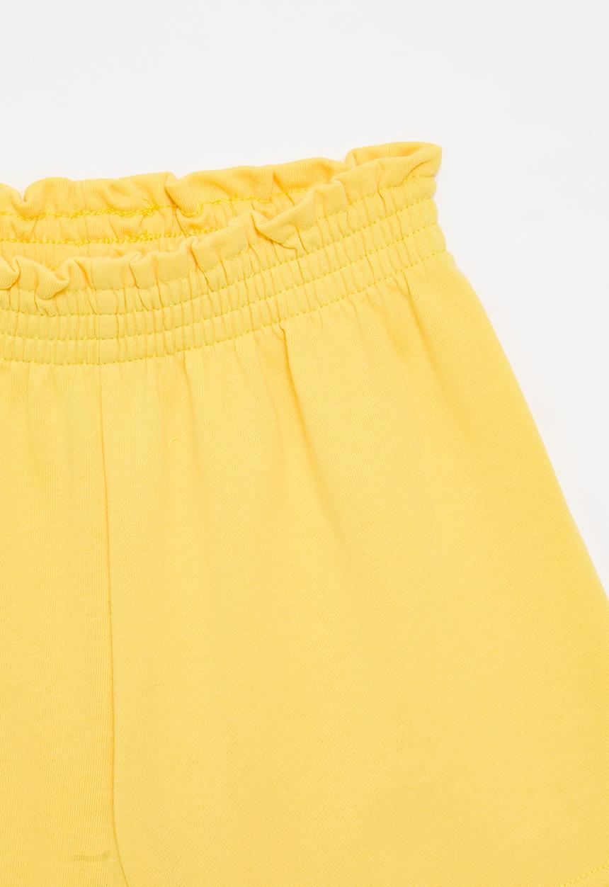 Pop Candy - Elasticated waist shorts - yellow