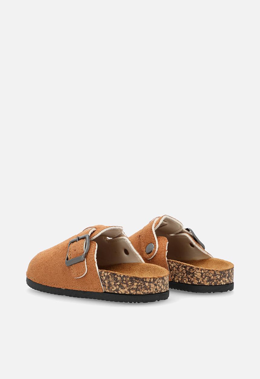 Pop Candy - Buckle slides - tan