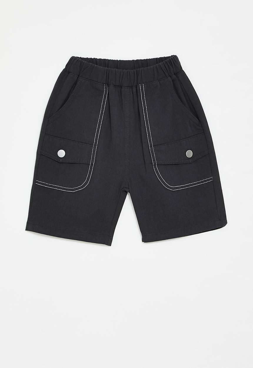Pop Candy - Pocket detail shorts - navy