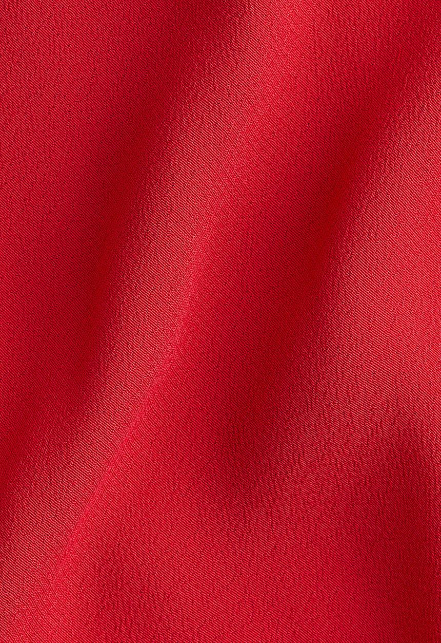 H&M - Flared slip skirt - red