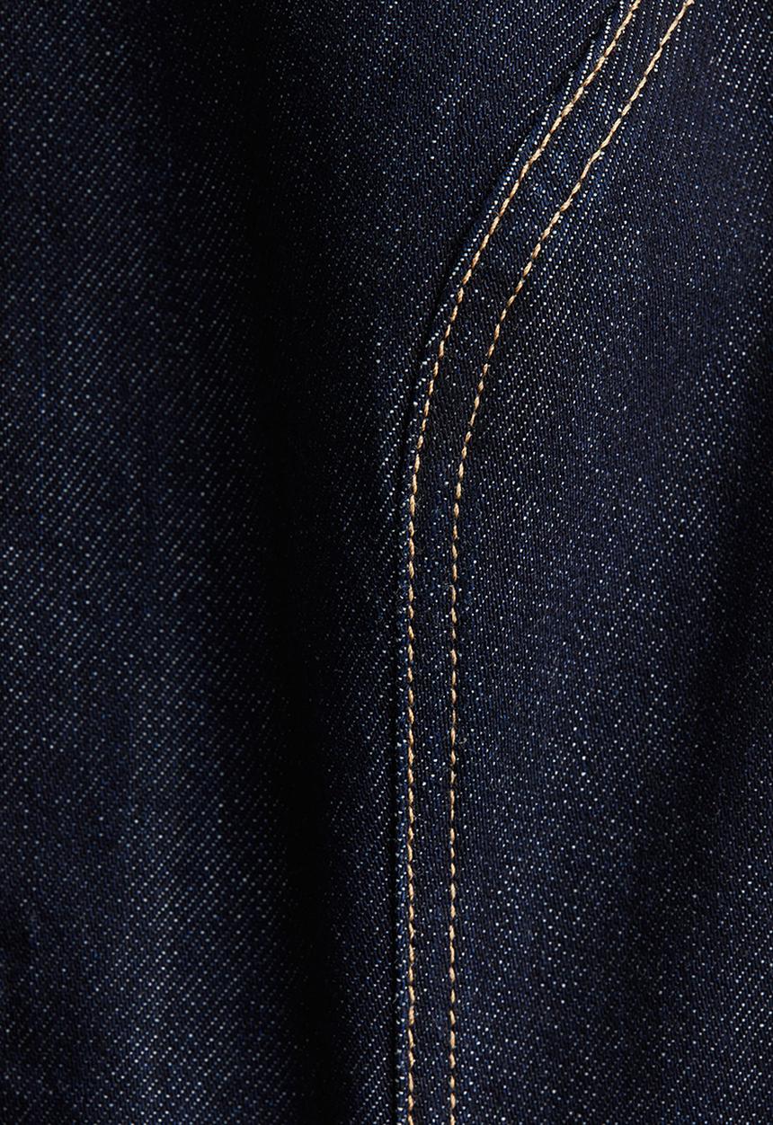 H&M - Tapered-waist denim waistcoat - dark denim blue