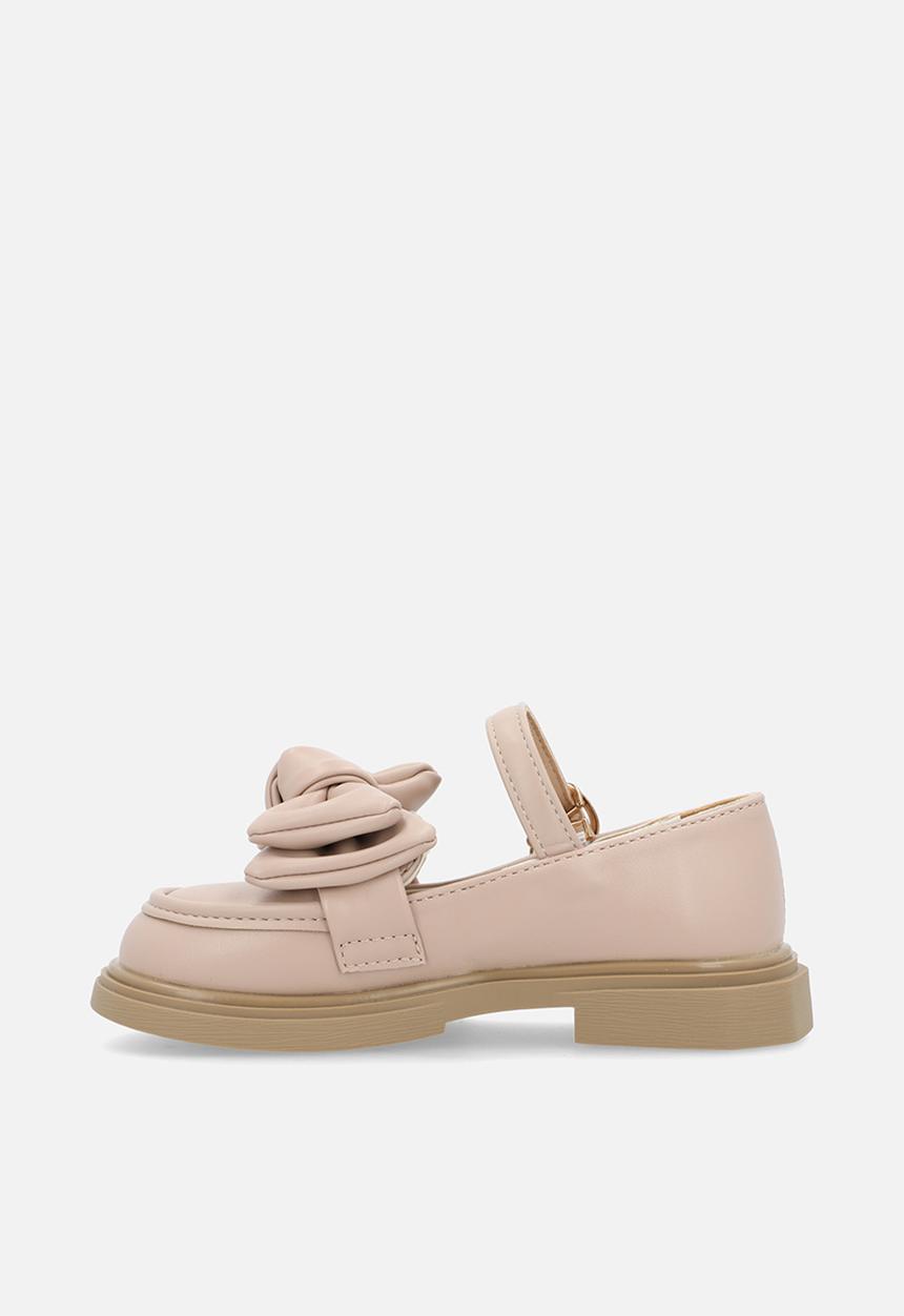 Pop Candy - Mary jane loafer with bow - champagne pink