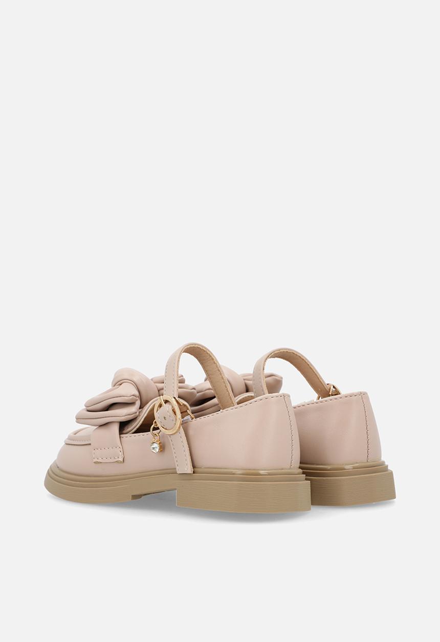 Pop Candy - Mary jane loafer with bow - champagne pink