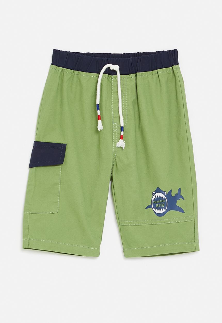 Pop Candy - Shark shorts - green