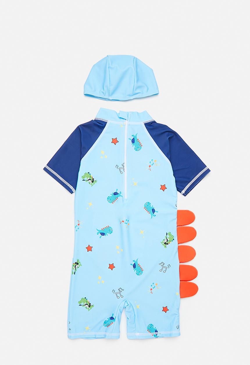 Pop Candy - Dino swimsuit - blue/multi