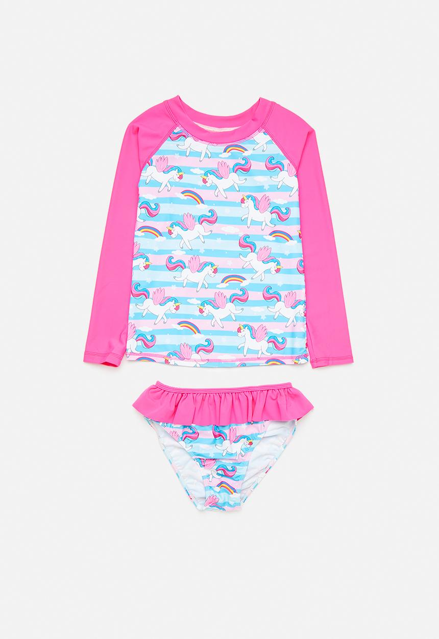 Pop Candy - Unicorn swimset - pink/blue