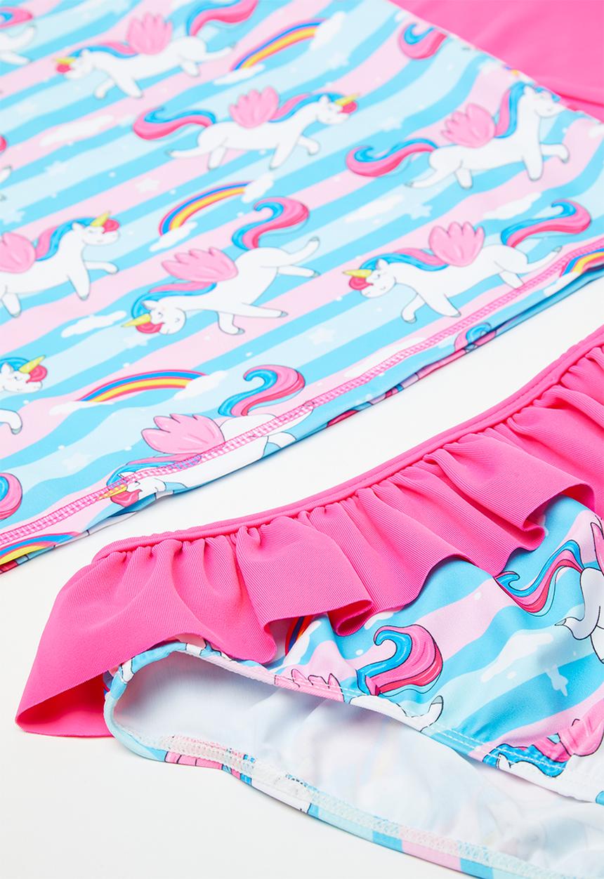 Pop Candy - Unicorn swimset - pink/blue
