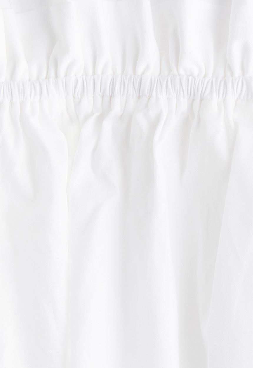 H&M - Off-the-shoulder poplin blouse - white