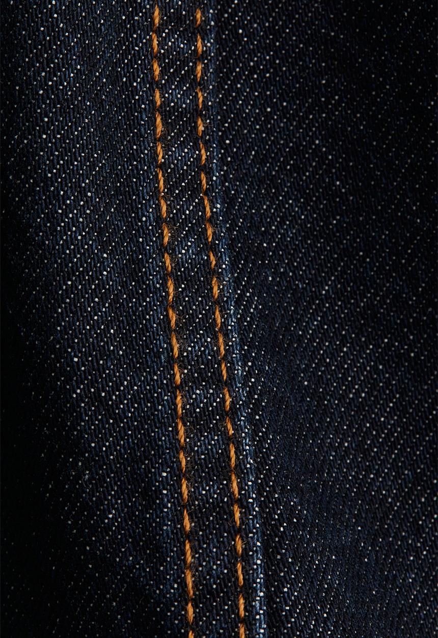 H&M - A-line denim mini skirt - dark denim blue