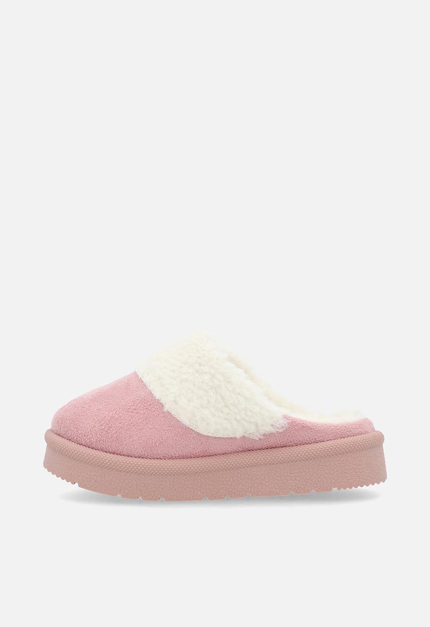 Pop Candy - Sherpa lined slippers - pink