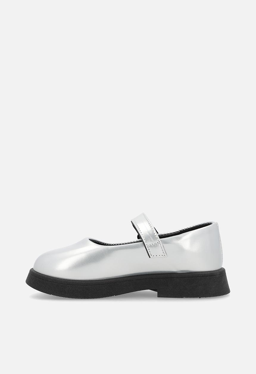 Pop Candy - Plain mary jane - silver