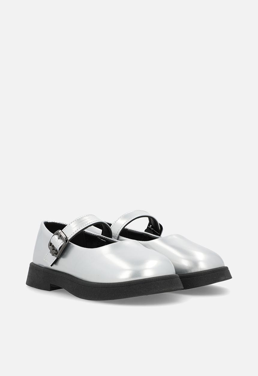 Pop Candy - Plain mary jane - silver