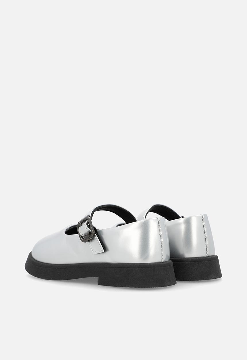 Pop Candy - Plain mary jane - silver