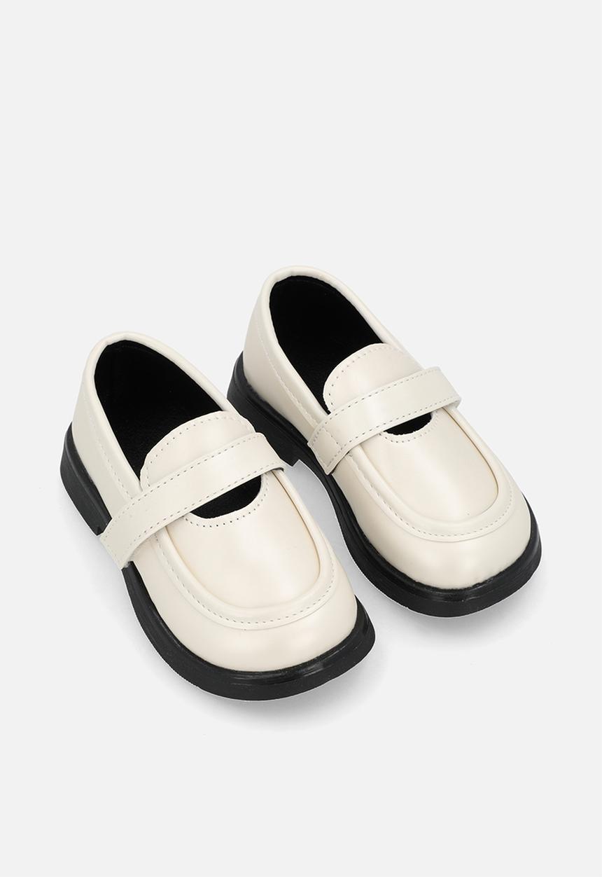Pop Candy - Single strap loafers - ecru 