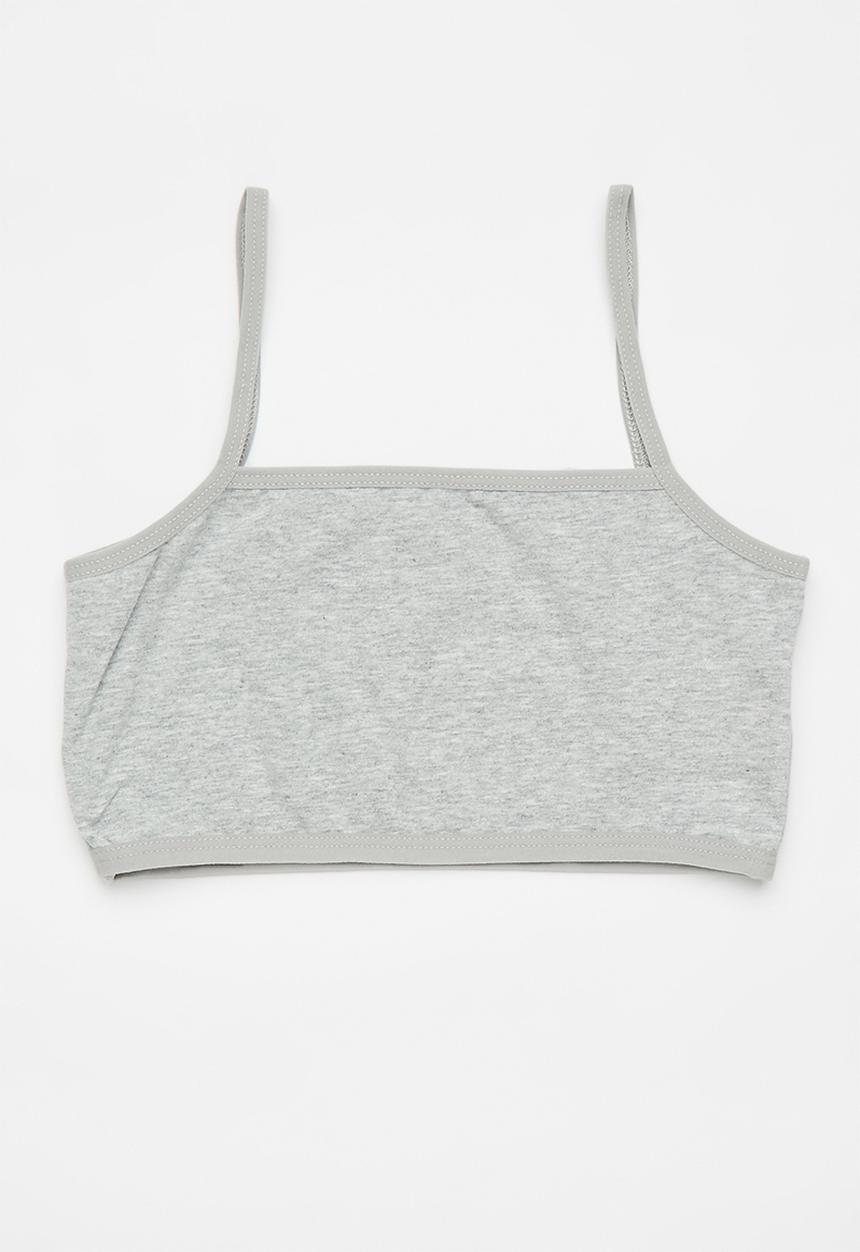 Pop Candy - 2 Pack training bra - black/grey