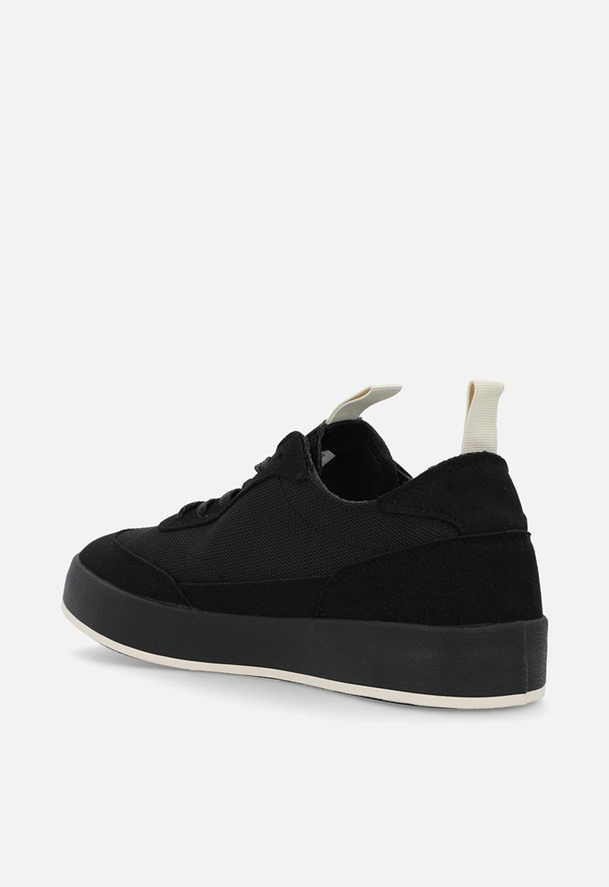 POLO - Textured court sneaker - black