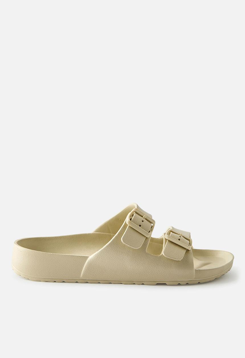 Cotton On - Eva double buckle - bone