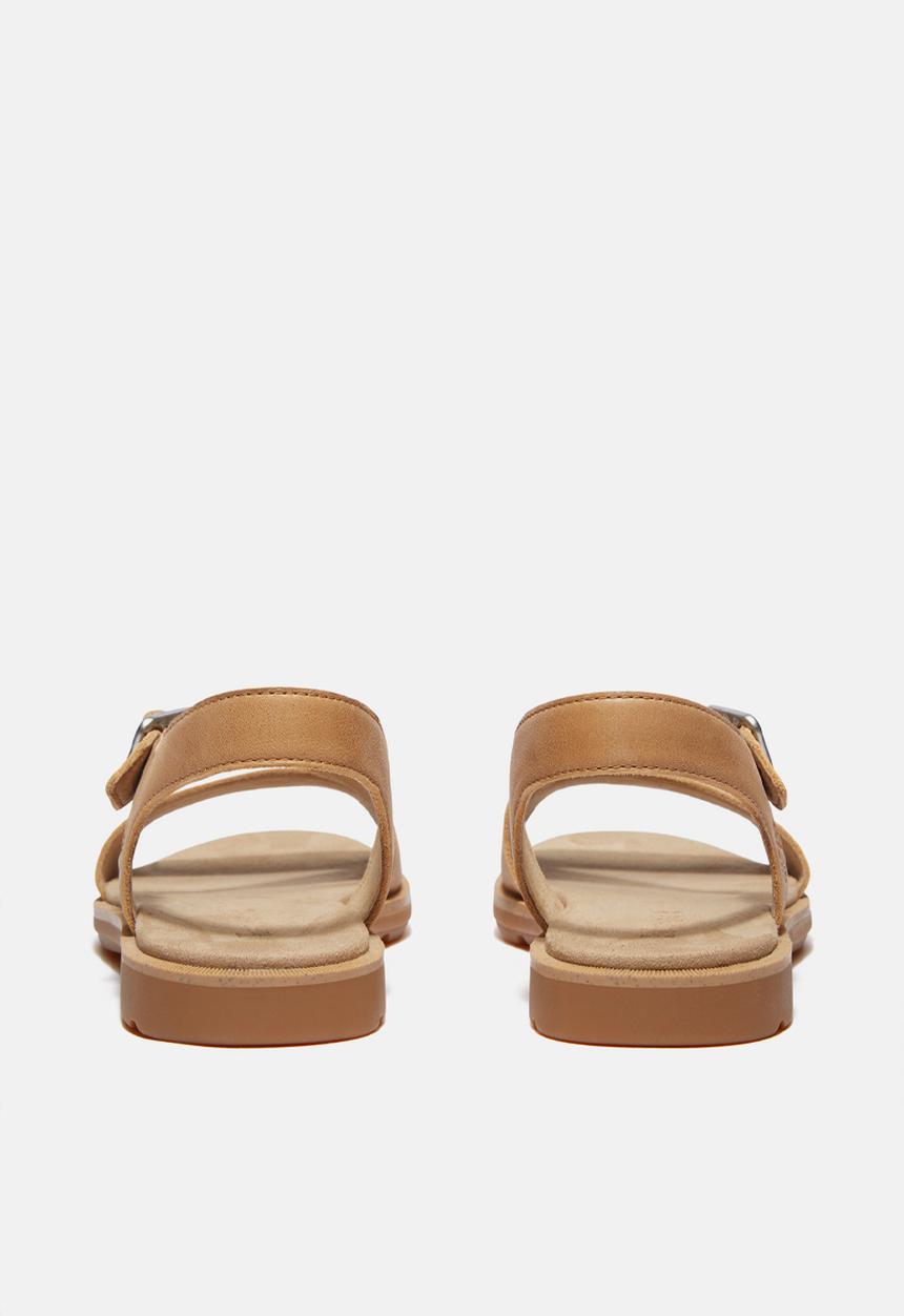 Timberland - Calista bay backstrap sandal - medium beige full grain
