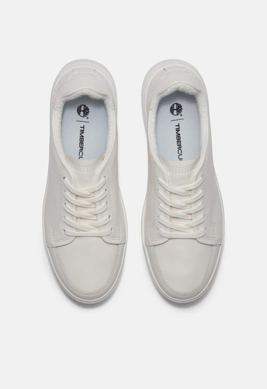 Timberland - Emerson street low lace sneaker - white full grain