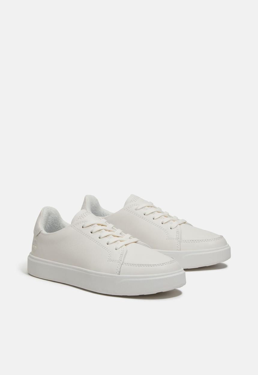 Timberland - Emerson street low lace sneaker - white full grain
