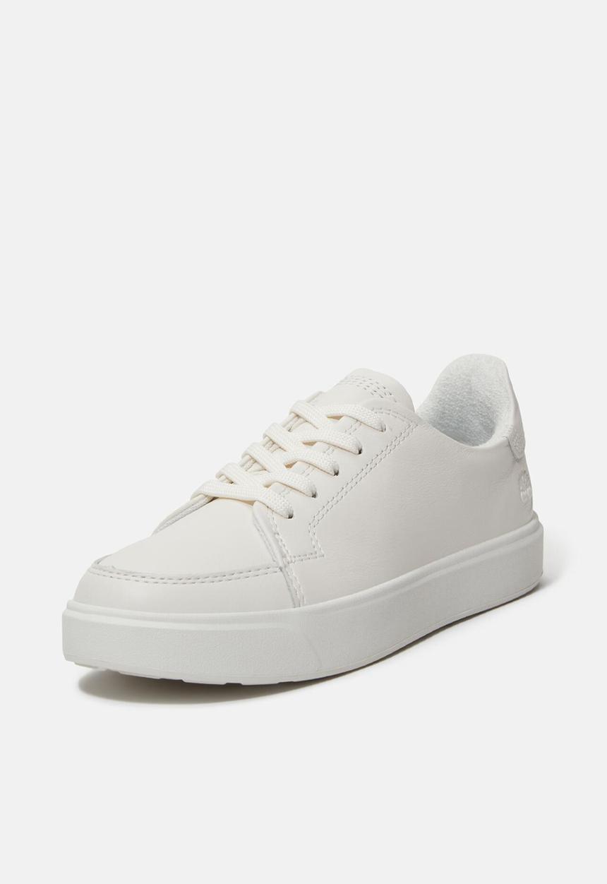 Timberland - Emerson street low lace sneaker - white full grain